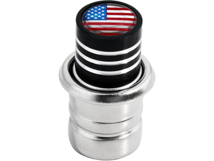 Allume-cigare drapeau Am&eacute;ricain Etats-Unis USA noir