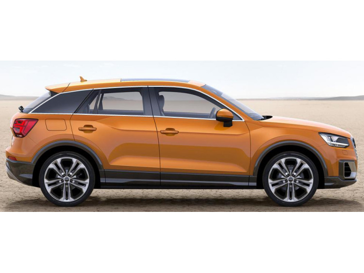 Baguette chrom&eacute;e de contour des vitres lat&eacute;rales compatible avec Audi Q2