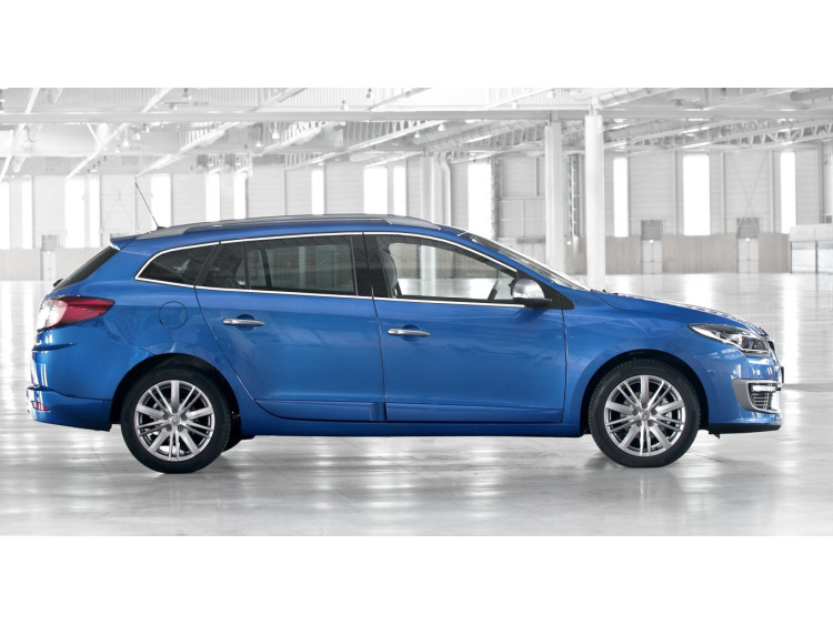 Baguette chrom&eacute;e de contour des vitres lat&eacute;rales compatible avec Renault M&eacute;gane III estate 09-12
