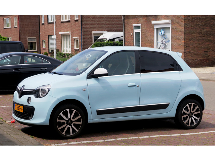 Baguette chrom&eacute;e de contour inf&eacute;rieur des vitres Renault Twingo III