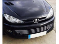 Baguette de calandre chrom&eacute;e compatible avec Peugeot 206 Peugeot 206 CC Peugeot 206 SW