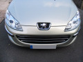 Baguette de calandre chrom&eacute;e compatible avec Peugeot 407 & Peugeot 407 SW horizontale