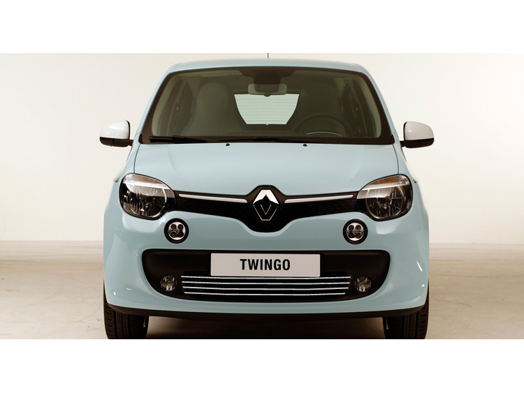 Baguette de calandre chrom&eacute;e compatible avec Renault Twingo I & Renault Twingo II