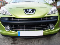 Baguette de calandre chrom&eacute;e pour Peugeot 207 06-12 Peugeot 207 CC 07-15 Peugeot 207 SW 07-13