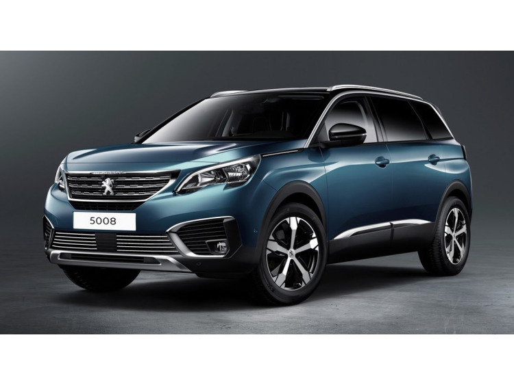 Baguette de calandre inf&eacute;rieure chrom&eacute;e pour Peugeot 5008 II 17-24