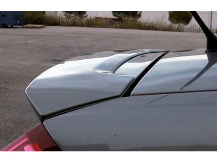 Becquet / aileron compatible avec Fiat Grande Punto 05-09 & Fiat Punto phase 1 99-03 3p v5 appr&ecirc;t&eacute; + colle de fixation