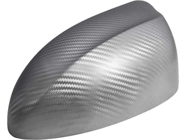 Film adh&eacute;sif Luxyline 3D carbone 70cm gris argent&eacute;