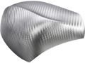 Film adh&eacute;sif Luxyline 3D carbone 70cm gris argent&eacute;